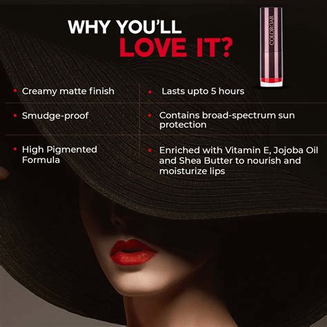Buy COLORBAR VELVET MATTE LIPSTICK- PEACH CRUSH Online & Get Upto 60% ...