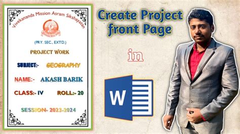 Image result for Project Front Page Word File