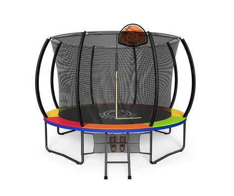 Basketball Rim For Trampoline SkyBound Trampoline Basketball Hoop