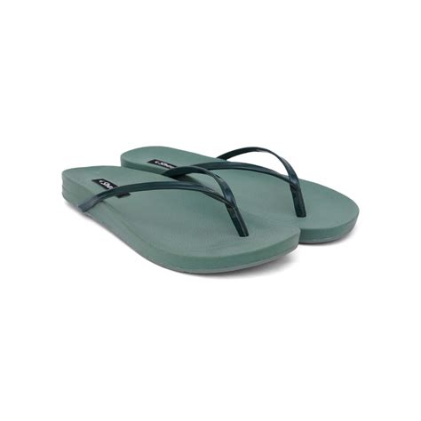 Buy Sherrif Shoes Womens Comfortable Green Flip-flop Online
