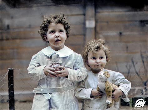 Titanic Orphans, brothers Michel and Edmond Navratil, 1912. They were ...