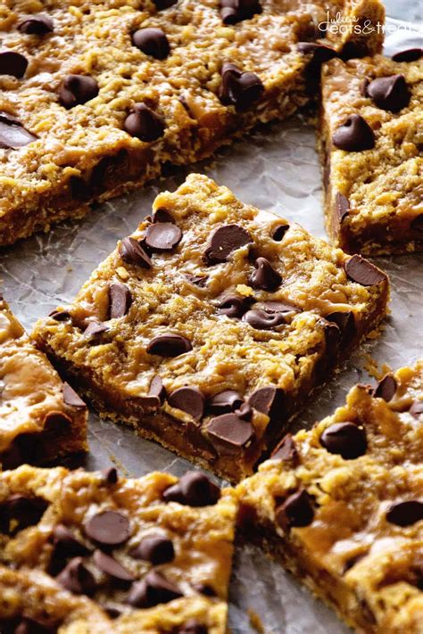 Caramel Oatmeal Bars - Julie's Eats & Treats