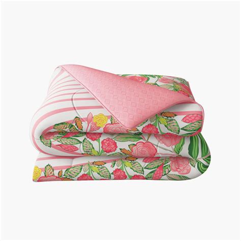 Buy PORTICO Cadence Multicolour Printed Cotton Single Bed Comforter ...