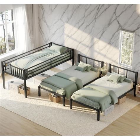 Bellemave Triple bunk Bed for Kids, Adults, Teens, India | Ubuy