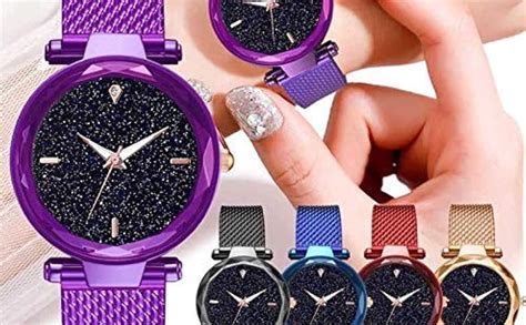 Buy TONSY Analog Girl's Watch (Blue Dial, Black Colored Strap) at Amazon.in