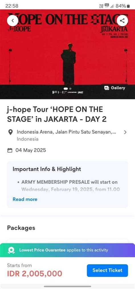 j-hope Tour HOPE ON THE STAGE, Jarkarta Indonesie ,, Jakarta, 4 May ...