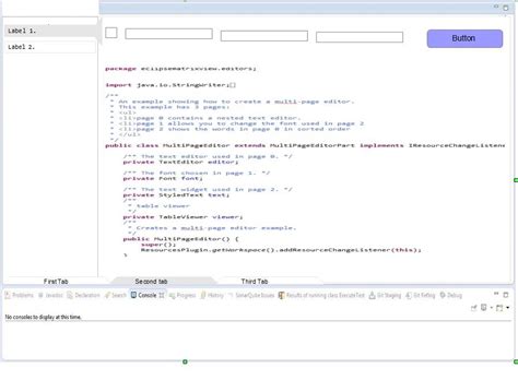 Eclipse Java Form Editor 的图像结果