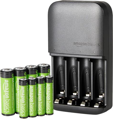 Amazon.com: Amazon Basics NiMh Rechargeable Batteries (4 AA & 4 AAA ...