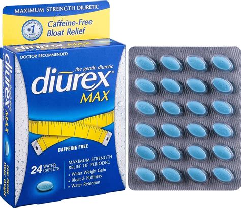 Diurex Max Water Pills - 24 Count (Pack of 2) | Fast-Acting Bloating ...