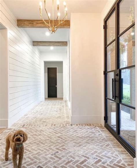 herringbone floor inspiration | Herringbone brick floor, Brick flooring ...