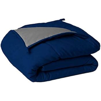 Amazon Brand - Solimo Microfibre Reversible Comforter, Double (Plum ...