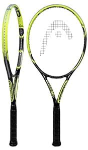 Buy HEAD CALTWINGOPLUSRED Graphite Tennis Racquets (Black and Lime ...