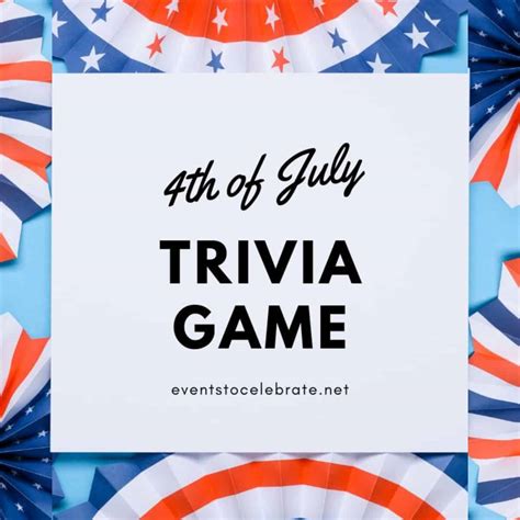 4th of July Trivia for Kids - Party Ideas for Real People