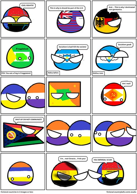 Fictional countries in 3 images or less: - Comic Studio