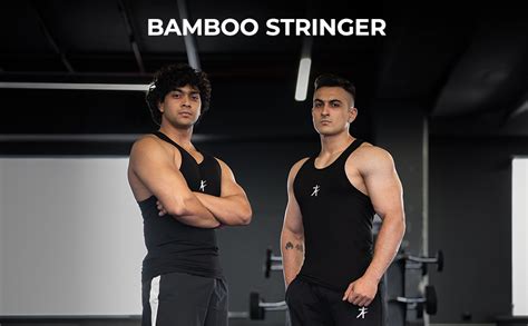 Buy Athflex Men's Bamboo Fabric Stringer Tank - Ultra Soft, Eco ...
