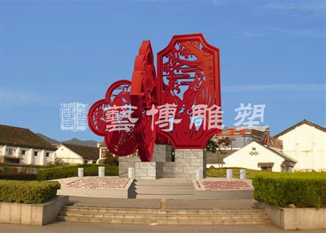 黄山六角楼雕塑 - 南京艺博雕塑艺术有限公司