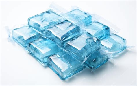 Premium Photo | Cool Injury Ice Packs Fill with Water 3D Character Isolated on White Background