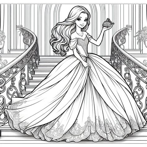 Cinderella Coloring Pages – Custom Paint By Numbers