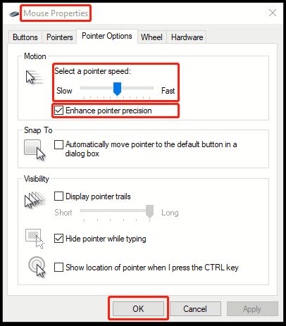 Image result for Pointer Speed Setting
