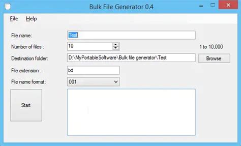Batch File Generator 的图像结果