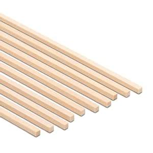 1/8" x 12" Wooden Square Dowel Rods, Bag of 50 -, Crafts,Woodworking ...