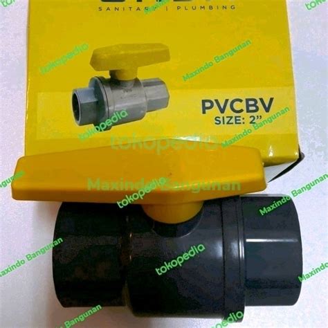 Jual Ball Valve PVC 1" Inch ONDA PVCBV / Stop Kran Onda Stop Keran ...