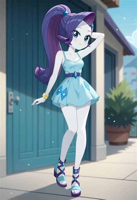 Rarity, equestria, rarity, Full body, One person, 1 girl, alone - SeaArt AI