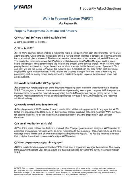 Wips Rent Payments - Fill Online, Printable, Fillable, Blank | pdfFiller