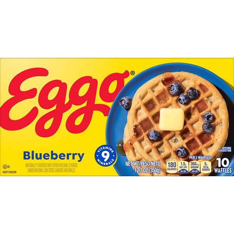 Eggo Blueberry Frozen Waffles, 10 ct | Joe V's Smart Shop | Low Prices ...