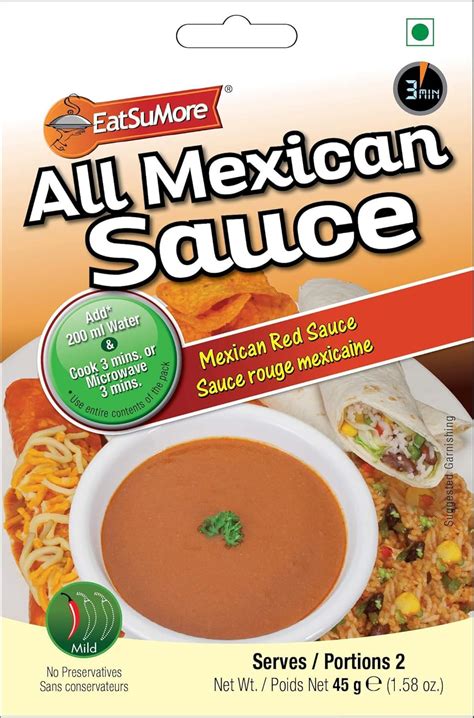 EATSUMORE Mexican Enchilada all purpose Sauce, 4.76 Oz (Pack of 3 ...