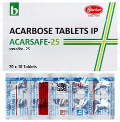 Glucobay 25 MG | Order Glucobay 25 MG Tablet Online at Truemeds