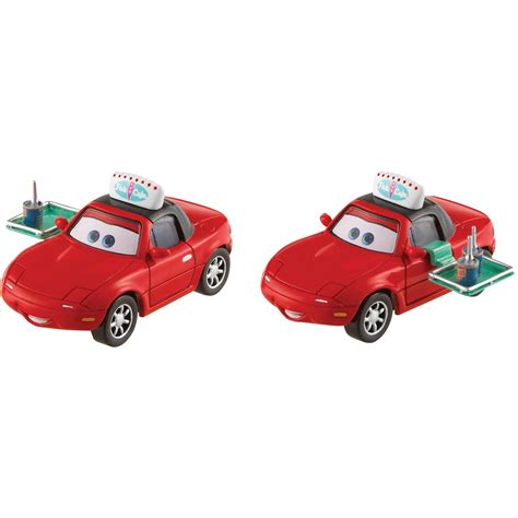 Buy Disney Pixar Cars Waitress Mia & Tia Car Vehicle Playset Online in ...