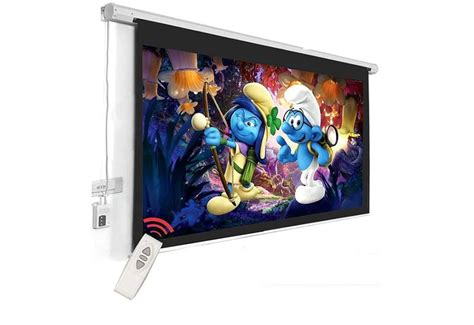 Buy NPTECH 10ft X 8ft Motorised 150inch Projector Screen/Home Theatre ...