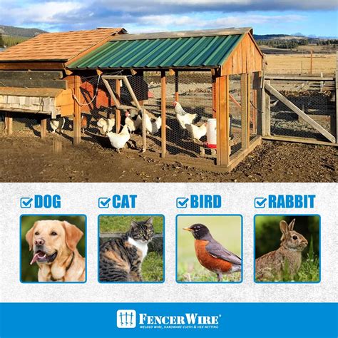 Buy Fencer Wire Poultry Netting Fence, 20 Gauge Galvanized Hexagonal ...