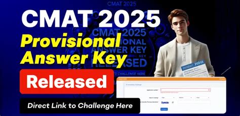 CMAT 2025 Answer Key Released: Challenge Provisional Key & Response ...