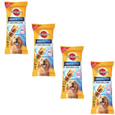 Pedigree Dentastix Large Breed (25 Kg+) Oral Care Treat (Pack of 4 ...