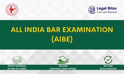 AIBE Study Material, Test Series and Tips | All India Bar Examination ...