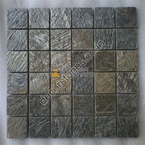 Deoli Green Slate Mosaic Tiles by Decor Stones: Nature's Beauty ...