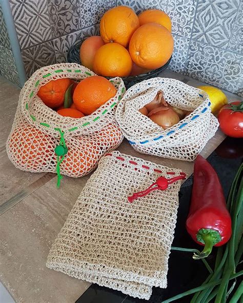 Image result for Reusable Fruit Bag Pattern