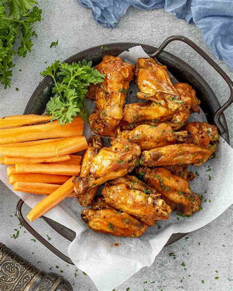 Baked Buffalo Chicken Wings Crispy Baked Buffalo Chicken Wings Recipe