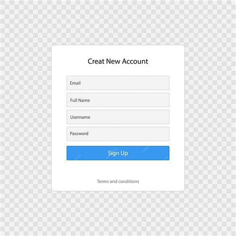 Registration form page template | Premium Vector