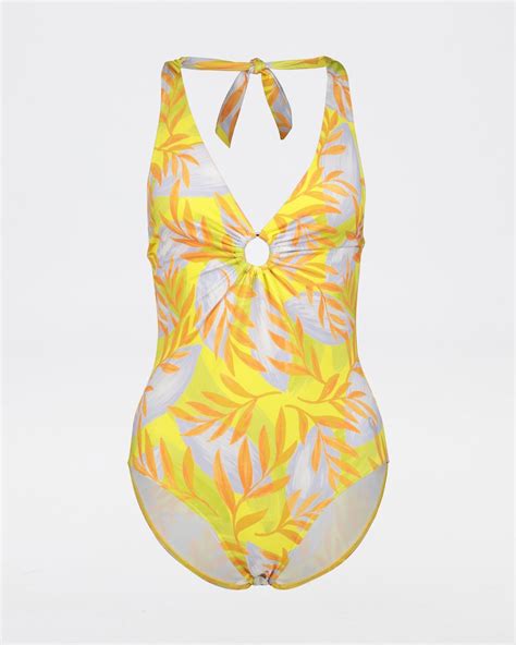 Rio Halter One-Piece Swimsuit | Old Khaki