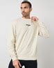 Buy Cream Sweatshirt & Hoodies for Men by Styli Online | Ajio.com