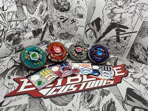 Beyblade Metal Grand Cetus Sticker Sheet Original / Holo - Etsy