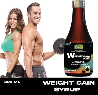 inlazer Weight Gain Syrup| Builds Up Muscle | Mass Gainer Weight ...