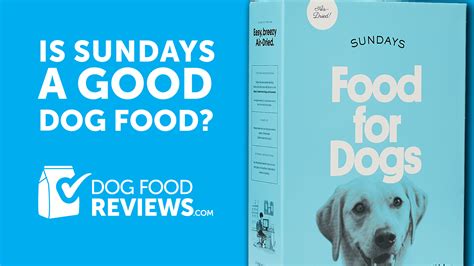 Sundays Review › Dog Food Reviews