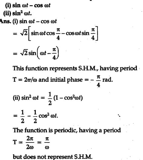 Which of the following functions of time represent - CBSE Class 11 ...