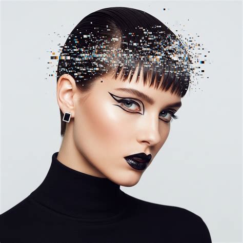 How to Style Glitchy Glam Fringe