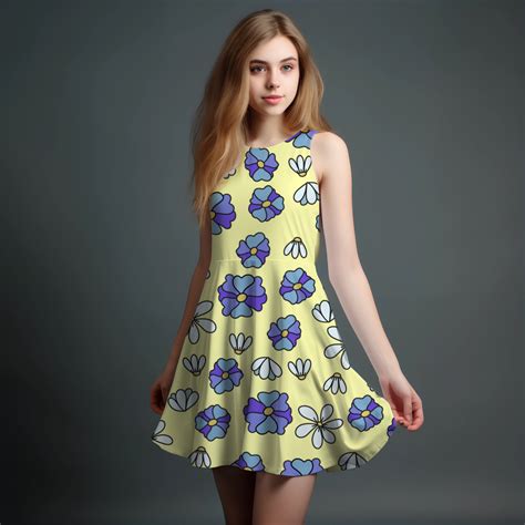 Vibrant Girls' All-Over Print Dress – Next Print