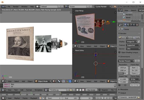 Make Image Python Blender 的图像结果